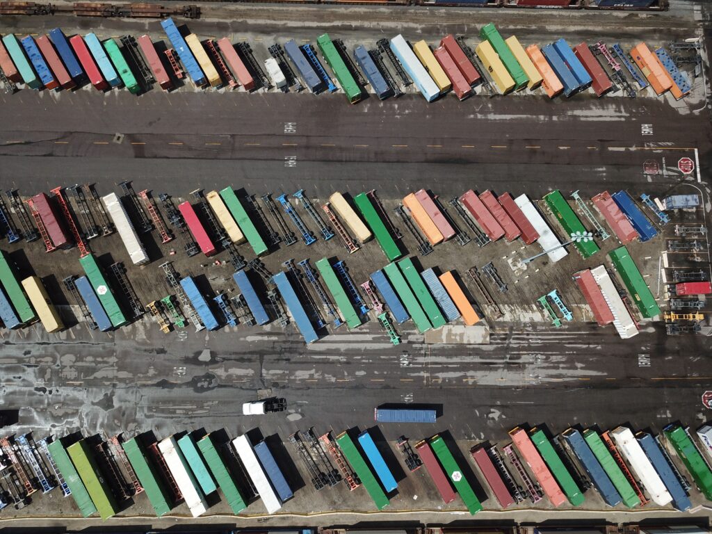 Shipping yard image