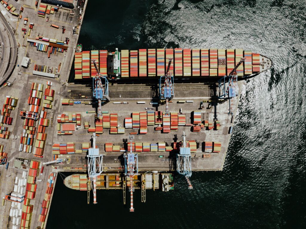 shipping yard image